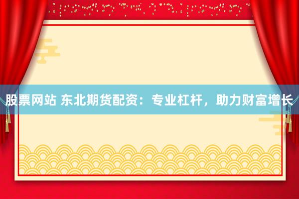 股票网站 东北期货配资：专业杠杆，助力财富增长