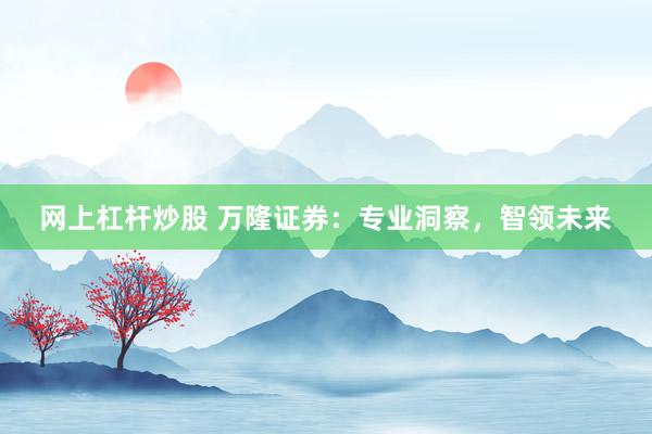 网上杠杆炒股 万隆证券：专业洞察，智领未来